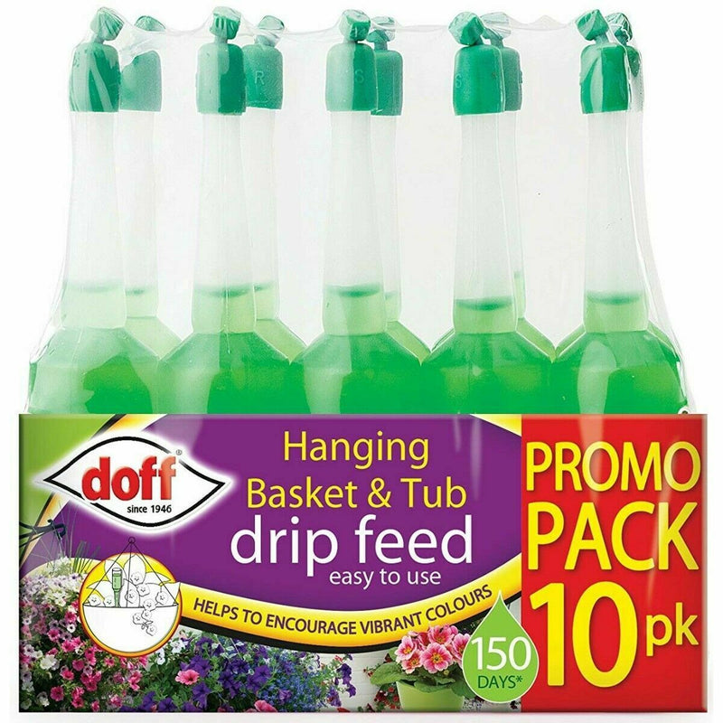 Hanging Basket & Tub Drip Feeders - 10 Pack