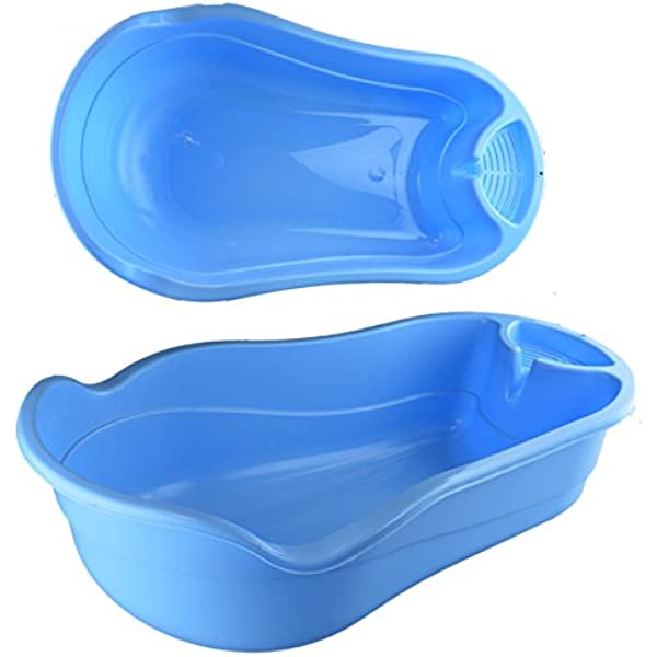 Plastic Baby Bath, Blue