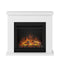 Frode Fireplace Frame, Pure White