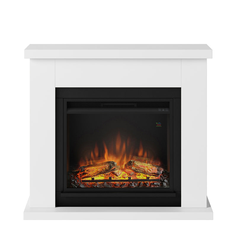 Frode Fireplace Frame, Pure White