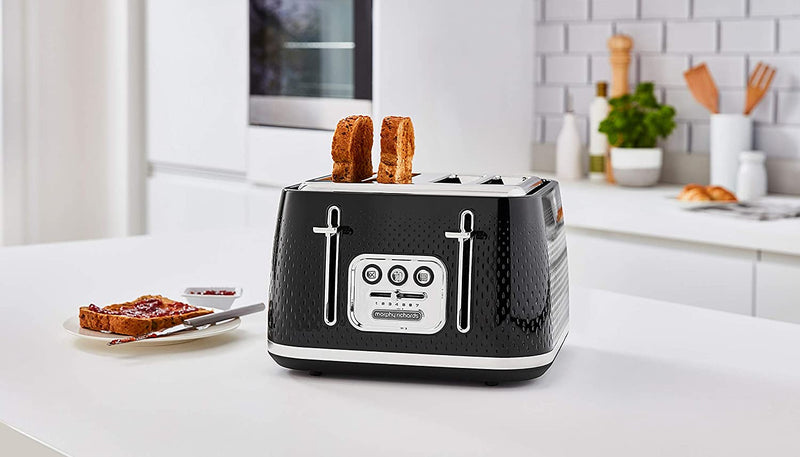 Verve 4 Slice Toaster, Black