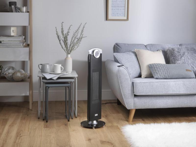 Studio G Tower Ceramic Fan Heater - Black