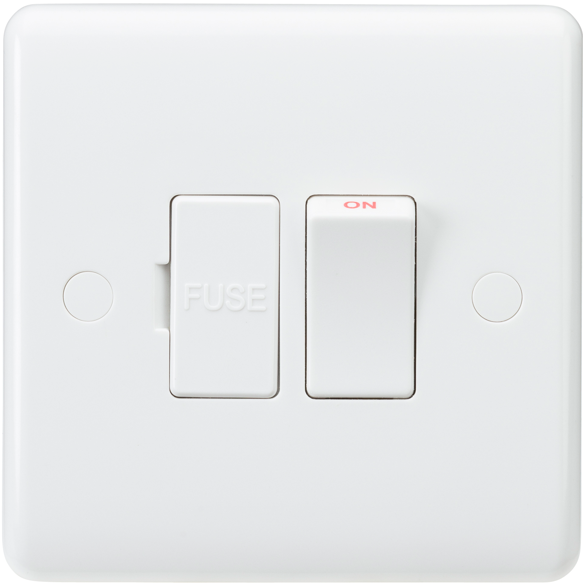 Curved Edge 13A Switched Fused Spur Unit