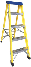 4 Step Plus Tray Fibre Glass Step Ladder