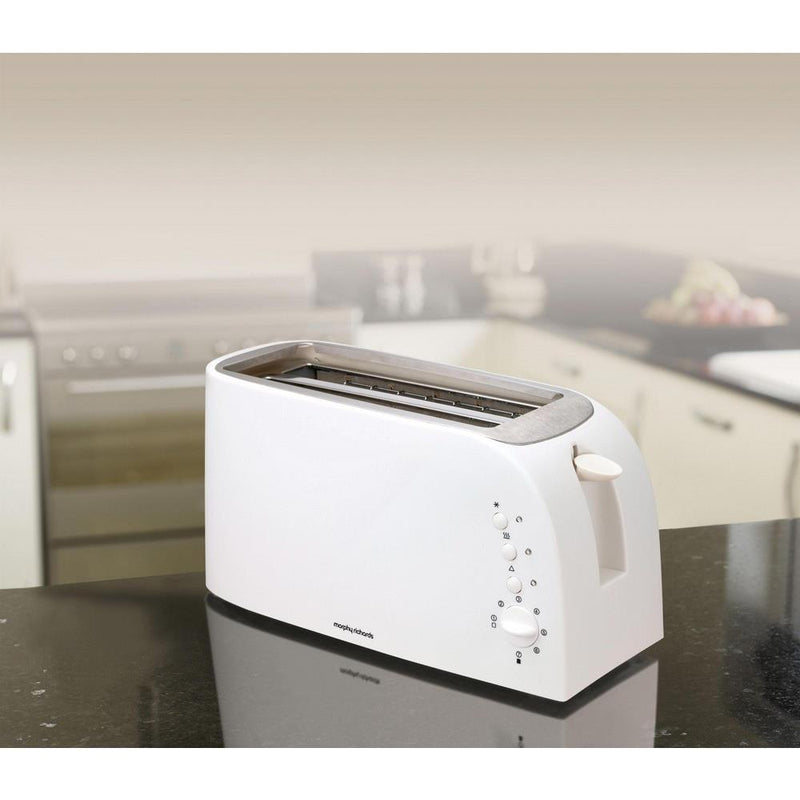 Essentials 4 Slice Toaster - White