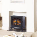 StockBridge 2kW Optiflame Electric Stove - Black