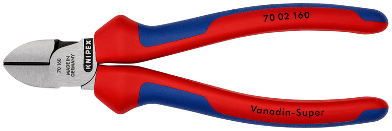 Diagonal Cutting Pliers - 160mm - Red/Blue