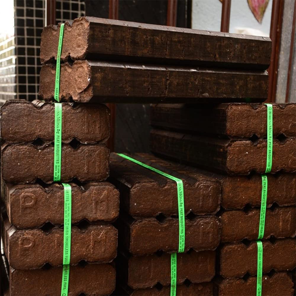 Hadley Peat Briquettes 10KG by Hadley – Long-Lasting, High-Heat Fuel for Fires & Stoves