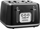 Verve 4 Slice Toaster, Black