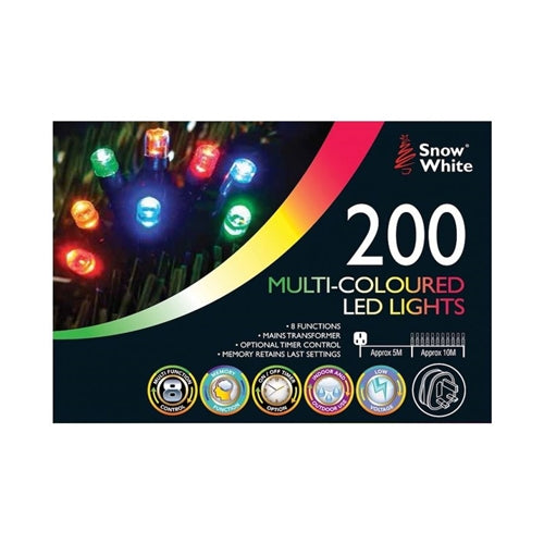 200 LED Chaser Lights - Multi-Coloured