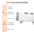 2kW Flat Fan Heater