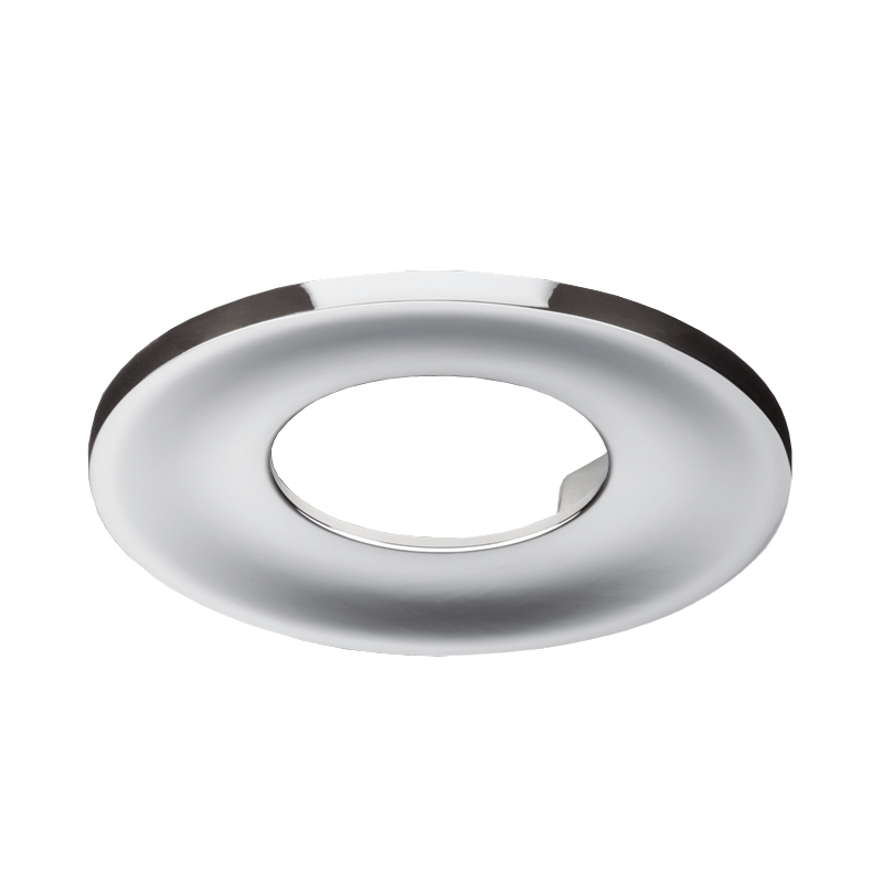 Interchangeable IP65 Bezels For FR8WT Downlight - Brushed Chrome