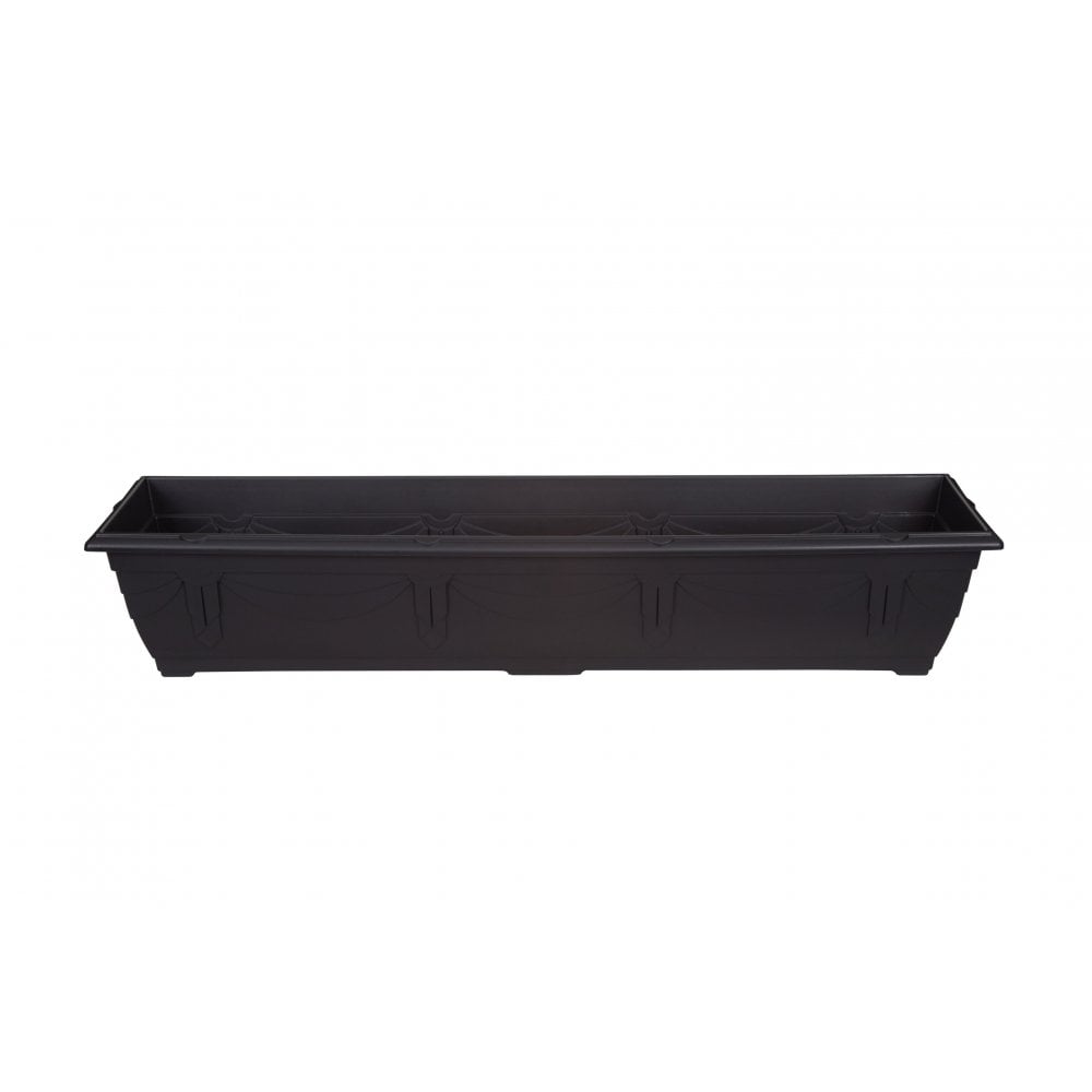 40cm Venetian Window Box, Black