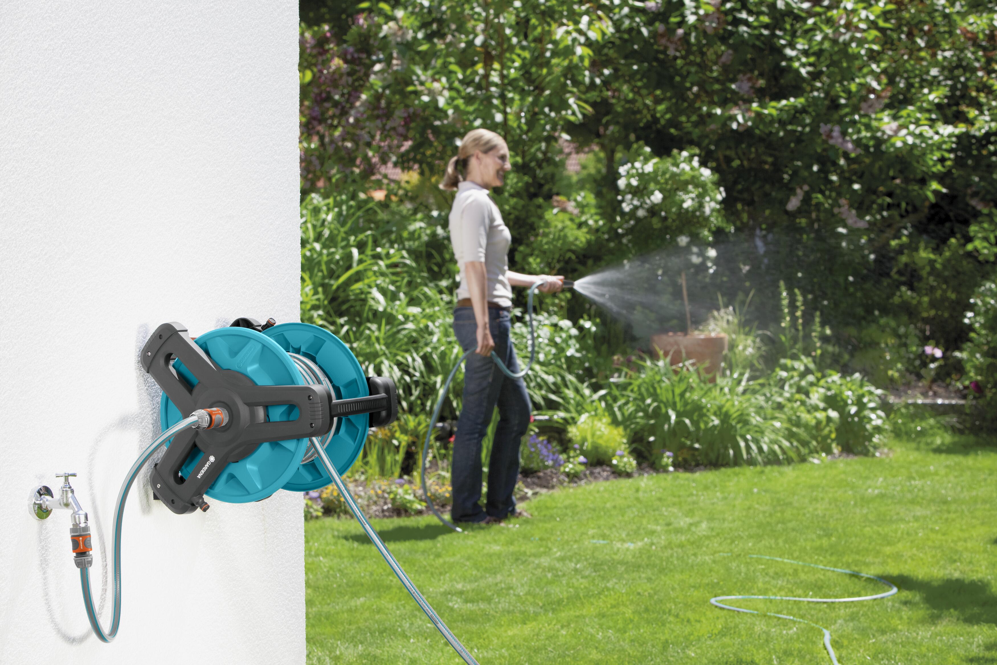 20m Wall Fixed Hose Reel Set