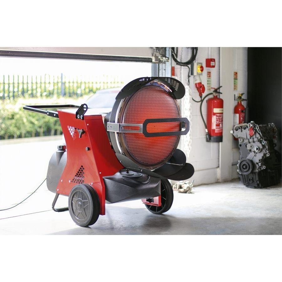45.5kW Infrared Paraffin & Diesel Space Heater