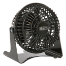 4" Mini Desk Fan - Black