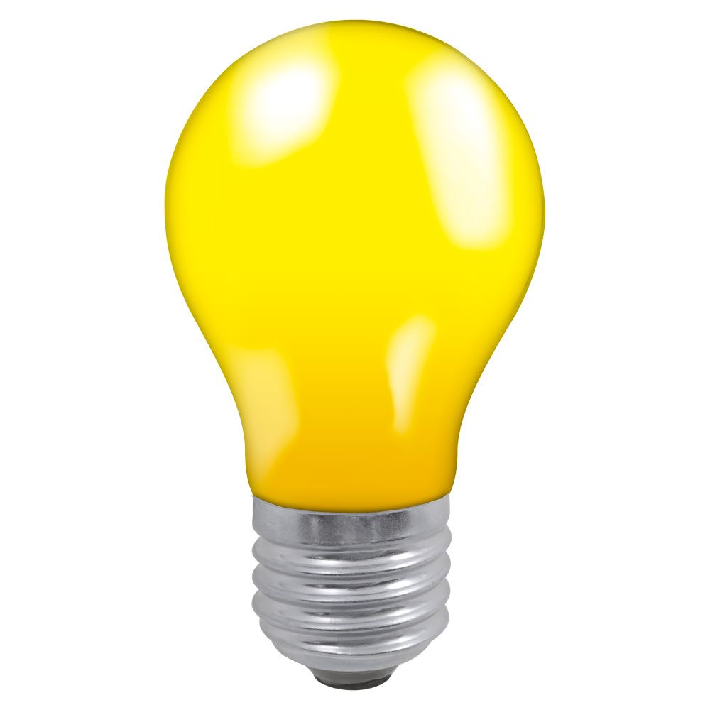 Crompton Colourglazed GLS 25W Yellow ES-E27