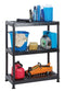 Self Assembly Ventilated Plastic Shelving Unit - 3 Shelf