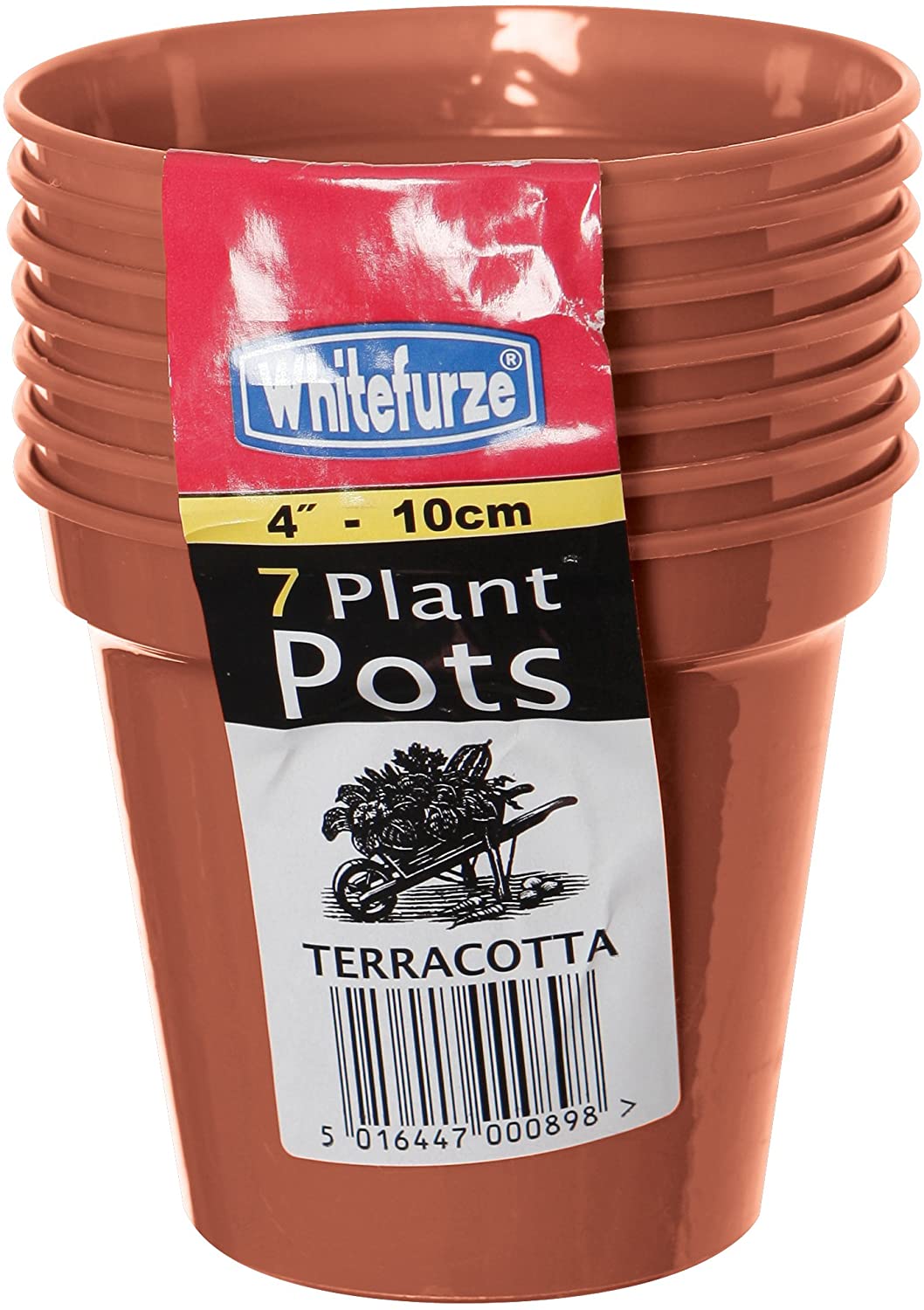 4" Terracotta Garden Pot - Set of 7
