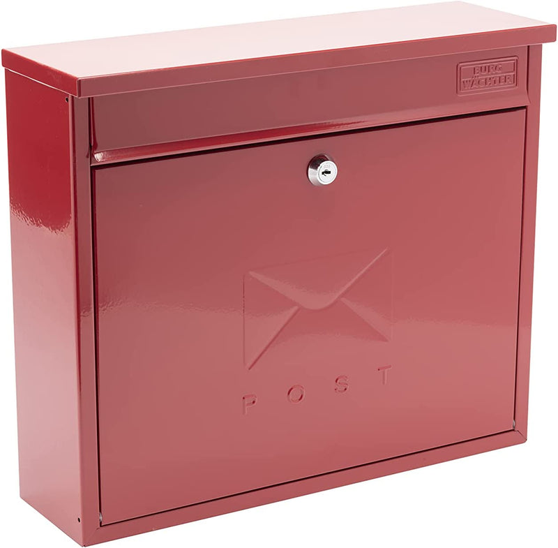 Elegance Post Box - Red