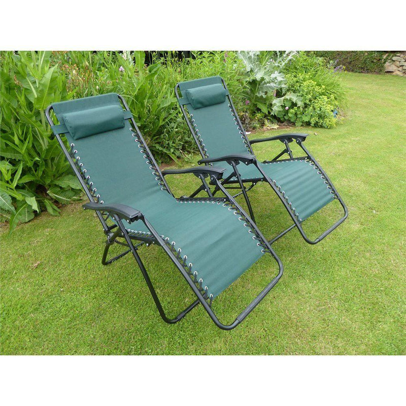 Textoline Reclining Chair - Green - 2 Pack