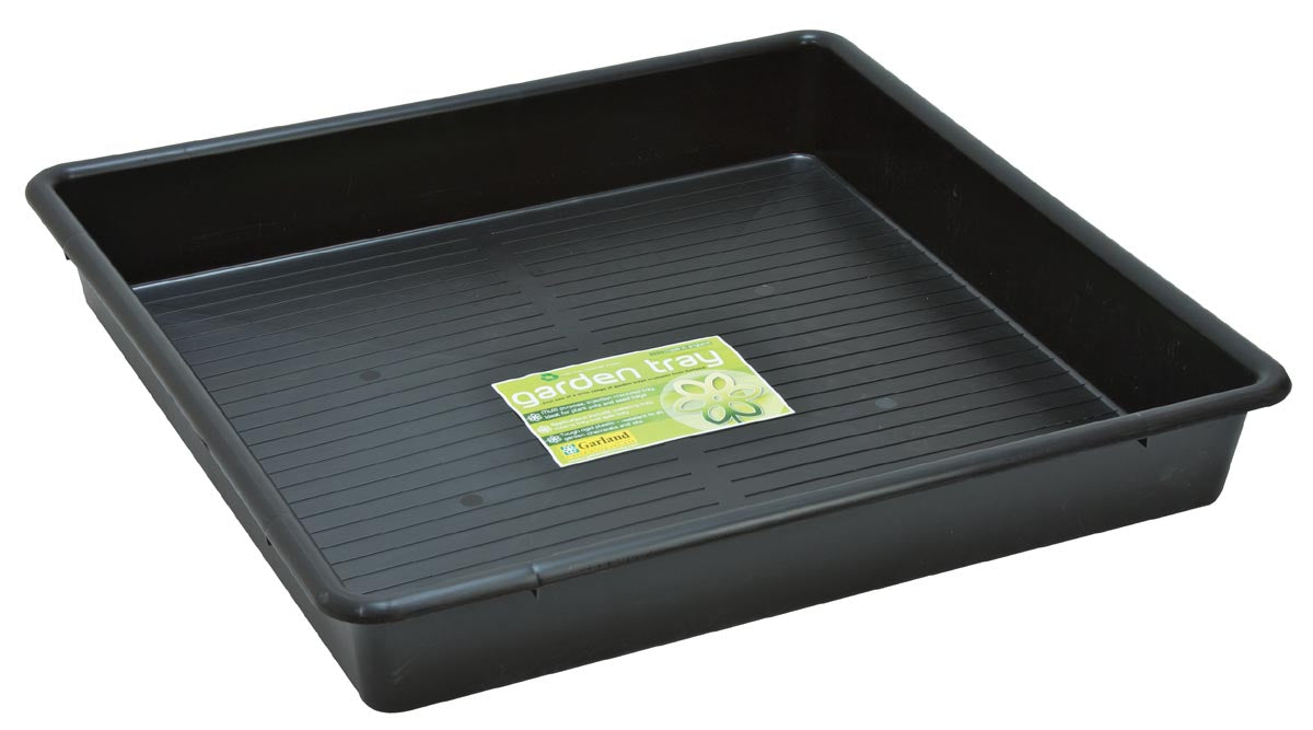 60cm Square Tray- Black