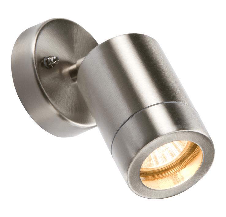 Adjustable IP65 Lightweight Stainless Steel Indoor Outdoor Single Wall Light