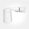 LED Corner Wall Mounted Aluminium Body Outside Light Fitting - White