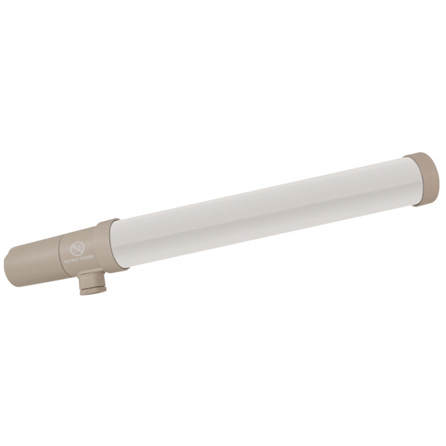 Eco White IPX4 Thermostatic Electric Tubular Space Heater - 6 Foot (240W)
