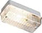 100W IP65 ES E27 Aluminium Base Bulkhead - Clear Cover