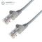 0.3m RJ45 CAT6 UTP Stranded Flush Moulded LS0H Network Cable - 24AWG - Grey