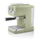 Retro Pump Espresso Coffee Machine, Green