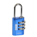 20mm Blue Aluminium Combination Padlock