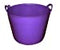 40 Litre Heavy Duty Flexi Flexible Garden Container Storage Bucket Tub - Purple