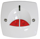 Panic Button & Key Personal Attack Hold-Up Device White Finish - Electronic Double Button