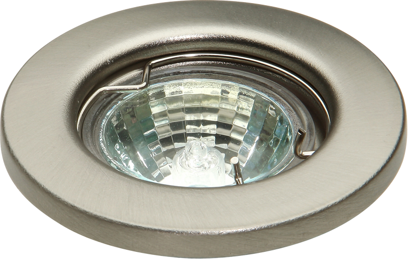 MR11 35W LV Downlight - Brushed Chrome