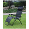 Textilene Reclining Chair, All Black