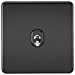 10A 3G 2 Way 230V Screwless Polished Brass Electric Wall Plate Switch