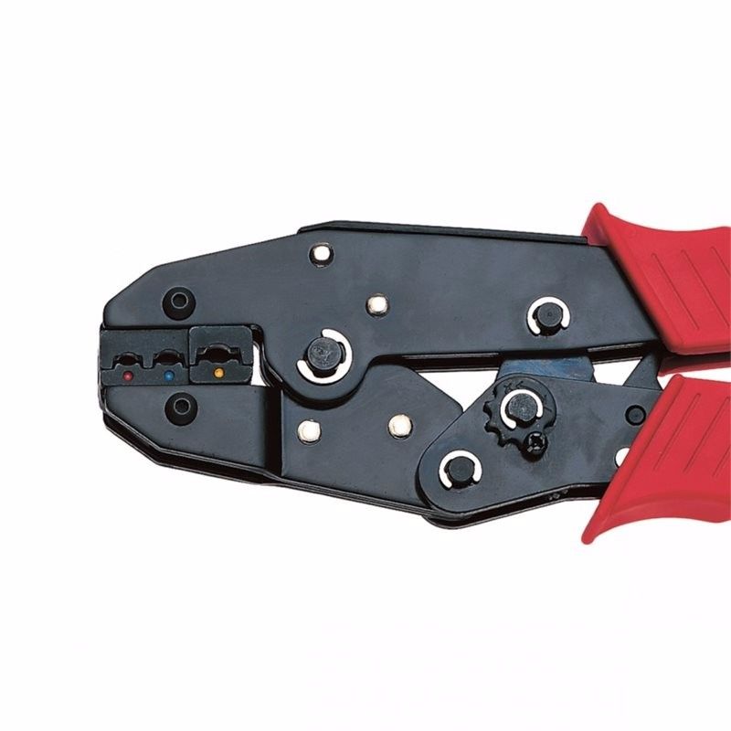 Insulated Terminals Ratchet Crimping Pliers for Red, Blue & Yellow