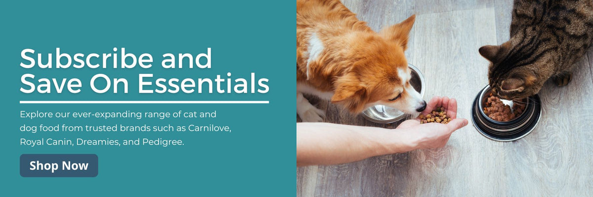 Subscribe and save on Pet Essentials