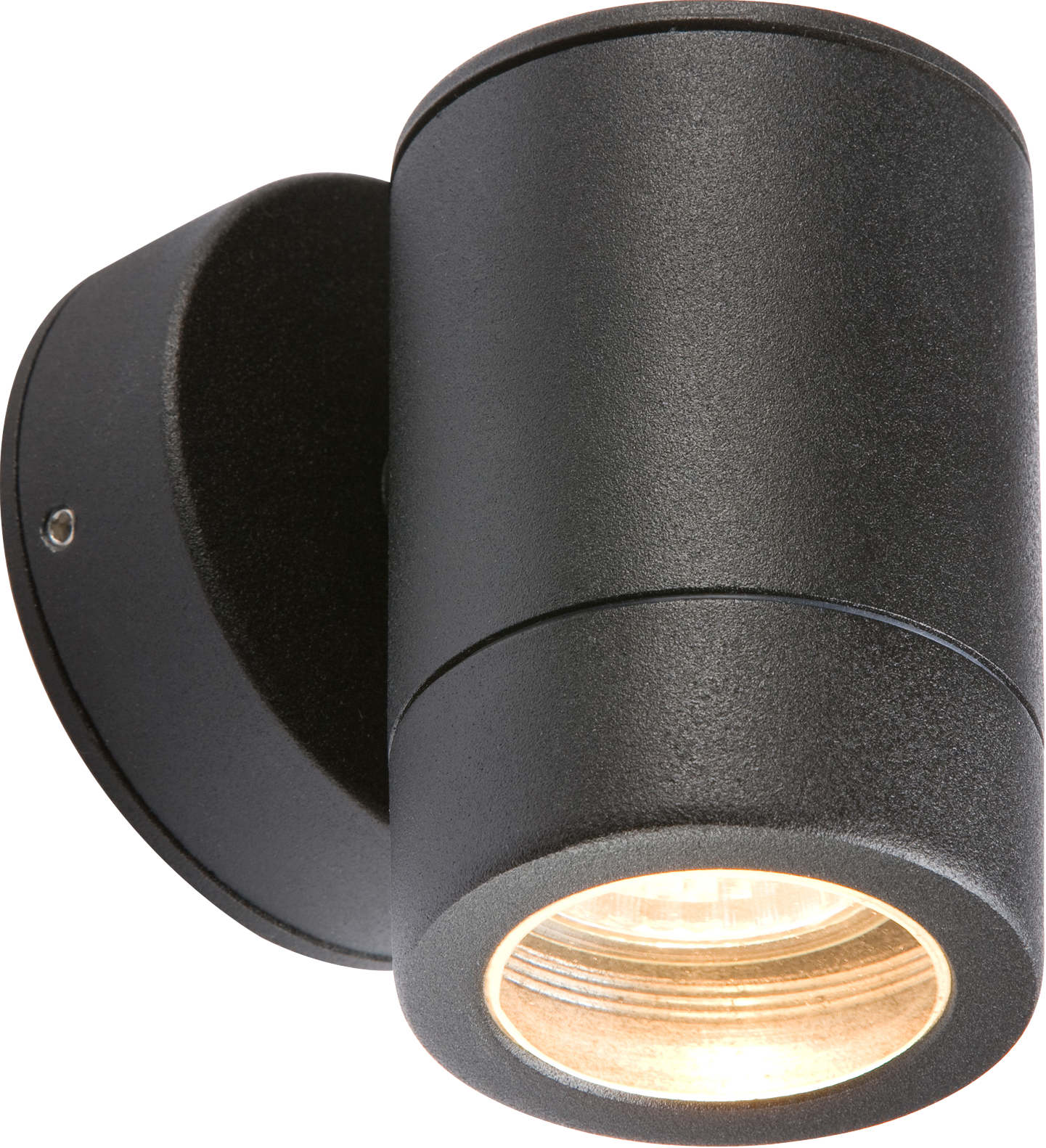 Fixed IP65 Aluminium Black Indoor Outdoor Single Wall Light