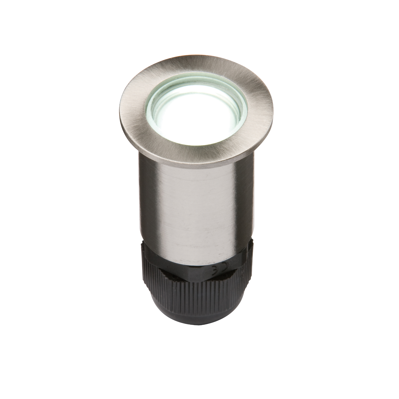 Small Stainless Steel LED Ground Light - White