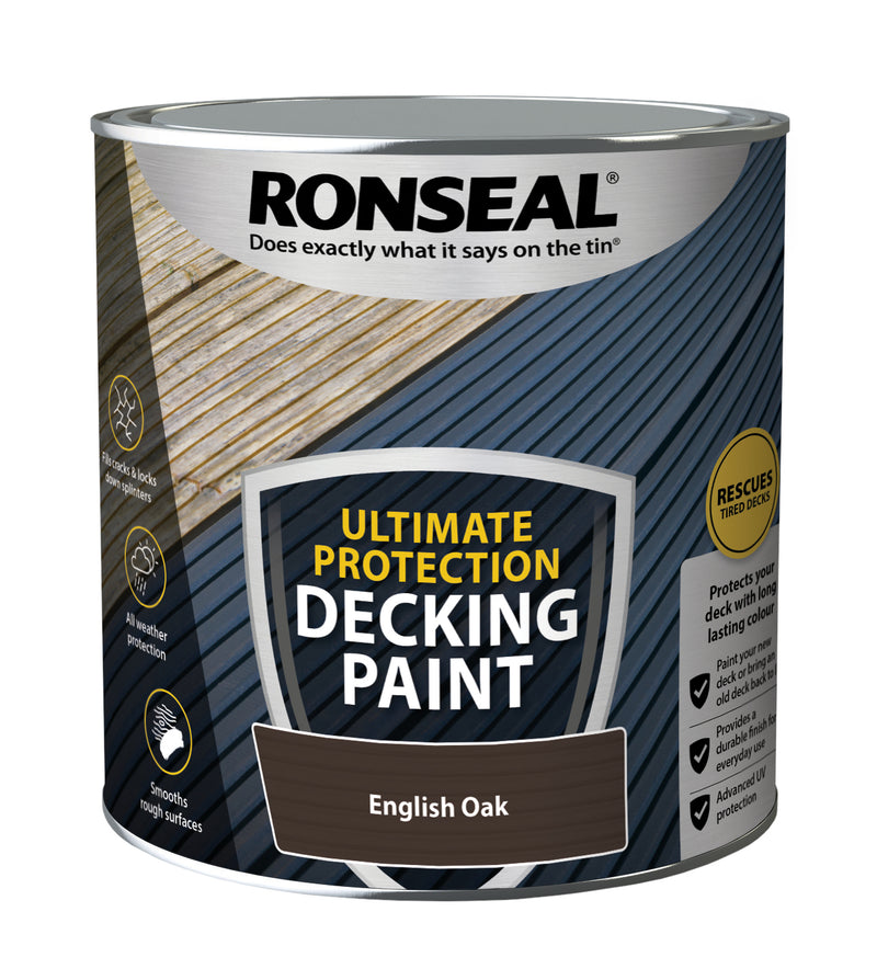 Ultimate Protection Decking Paint 2.5L - English Oak