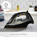 2400W Crystal Clear Steam Iron, Gold