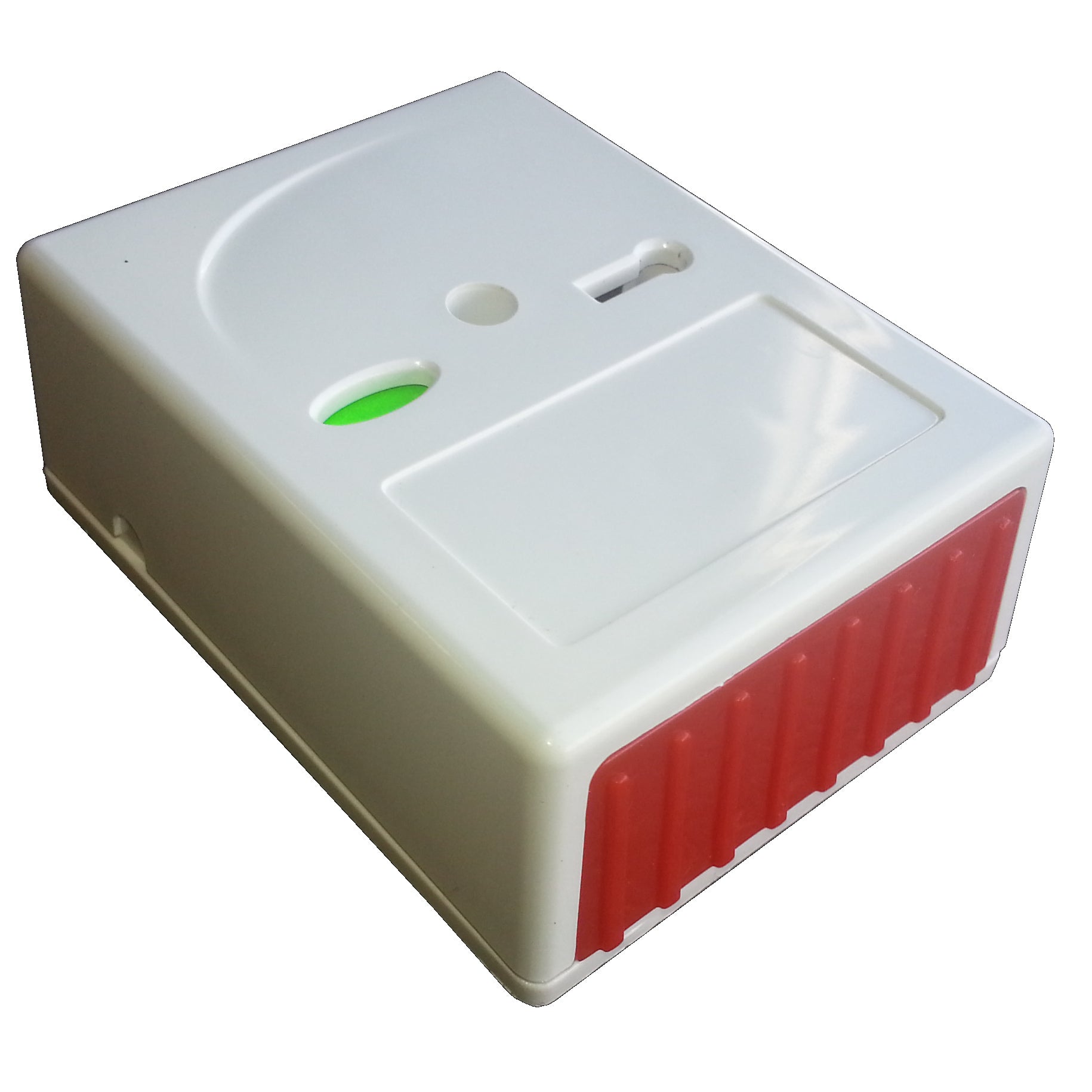 Panic Button Personal Attack Alarm Non-Latching White Plastic Single Button Leaf Tamper