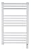 150W White Heated Towel Rail With Thermostat