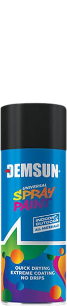 Universal 400ml Spray Paint, Glossy Black