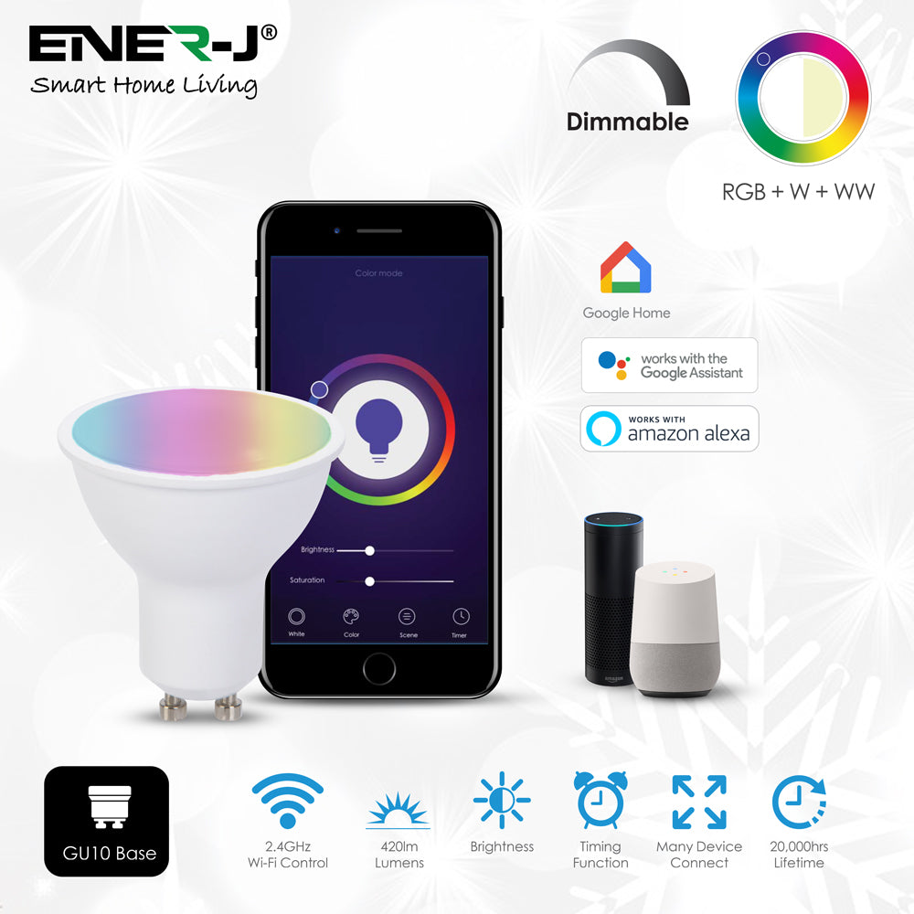 WiFi Smart 5W LED GU10 Bulb