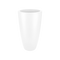 Pure 30cm Soft Round High Plastic Indoor & Outdoor Plant Pot - White