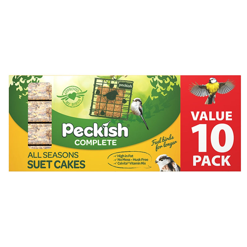 Complete Suet Cake Block for Wild Birds, Pack of 10